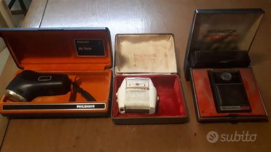 lotto rasoi elettrici vintage