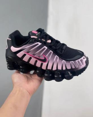 Scarpe da corsa Nike SHOX TL, nere/rosa, taglia 40