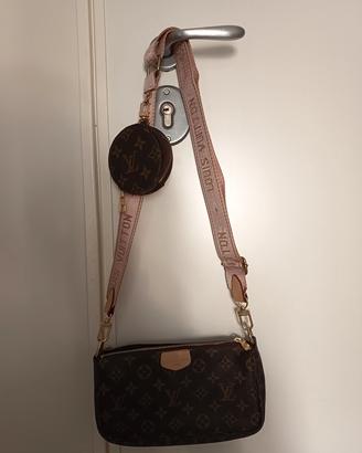 tracolla. Pochette con borsellino