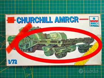Esci-A.M.R.C.R. sminatore Churchill 1/72 (No carro