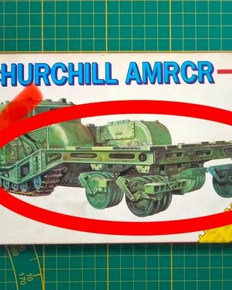 Esci-A.M.R.C.R. sminatore Churchill 1/72 (No carro