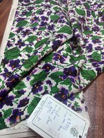 Scampolo mussola pura lana Gianni Versace