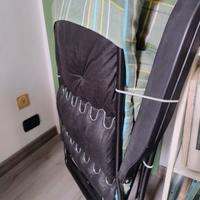 sedia pieghevole imbottita