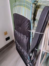 sedia pieghevole imbottita