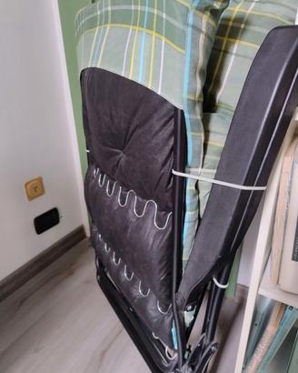 sedia pieghevole imbottita