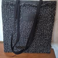 Borsa Square bag M Fabric Black Label

