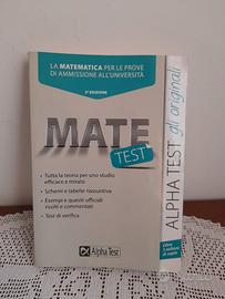 Libro Alpha Test "Mate Test" - Matematica per test