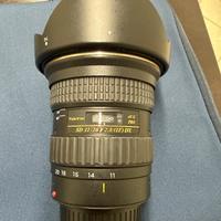 obiettivo Tokina 11-20 APS-C f2.8 attacco Canon