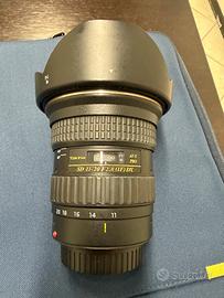 obiettivo Tokina 11-20 APS-C f2.8 attacco Canon
