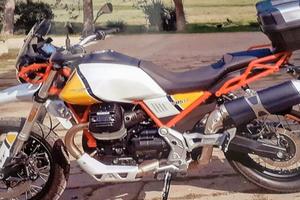 moto Guzzi v85tt giallo shara