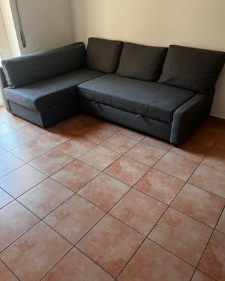Divano letto contenitore IKEA FRIHETEN + Topper