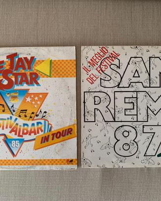 LP Festivalbar '85 + Sanremo '87