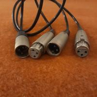 Cavi XLR (2) + RCA (4)