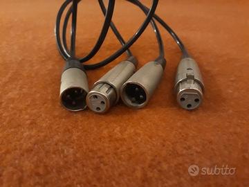 Cavi XLR (2) + RCA (4)