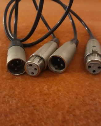 Cavi RCA (10) + 2 Cavi XLR