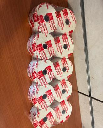 20 rotoli per registratore di cassa sigillati