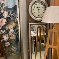 Specchio orologio vintage