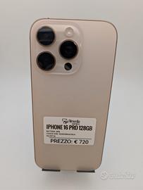 iPhone 16 Pro 128GB desert usato garanzia