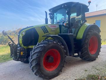 Claas 630 Arion con seminatrice combinata Alpego