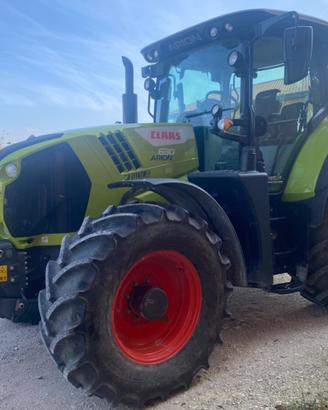 Claas 630 Arion con seminatrice combinata Alpego