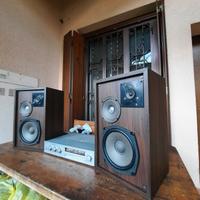 IMPIANTO VINTAGE AMPLIFICATORE E DIFFUSORI 