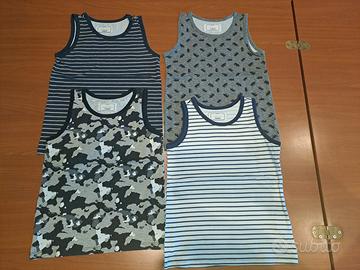 Canotte estive per bambino.