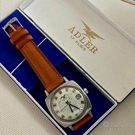 Orologio Adler Automatico Box Vintage 34 x 42 mm