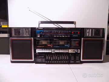 Maximal Nero Radio Cassette Portatile Stereo MCD 1