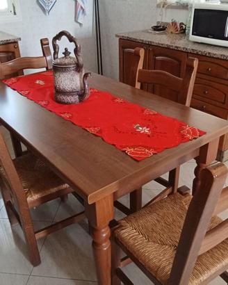 tavolo da cucina con sedie