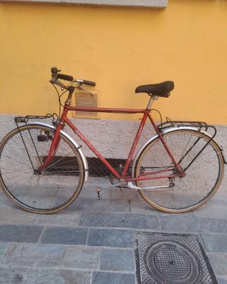 bicicletta Bianchi rossa anni 80 revisionata