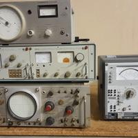 Oscilloscopio, generatore bf , millivoltmetro