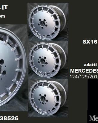 Cerchi gulli 8x 16 5x112 et34 mercedes silver