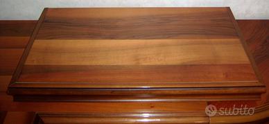 Porta Tv/Pc girevole in noce