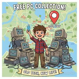 Ritiro gratuito PC fissi e portatili non più usati