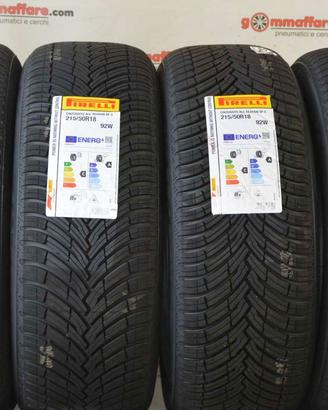 4 Pneumatici 215/50 R18 Pirelli Cinturato All Seas