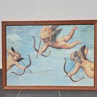 quadro 52 x 74 con cornice e vetro