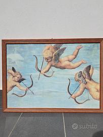 quadro 52 x 74 con cornice e vetro