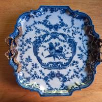 Centrotavola quadrato ceramica Royal Family