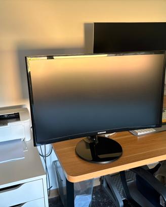 Monitor curvo 24 pollici, full hd, Samsung