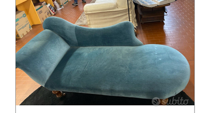divano chaise longue ottomano vintage