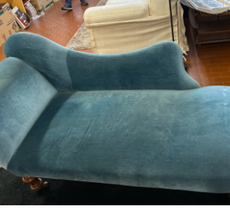 divano chaise longue ottomano vintage
