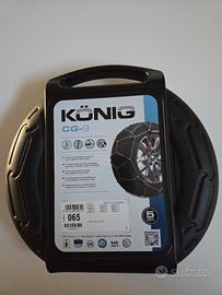 Catene Neve König CG9. 9mm. NUOVE ANCORA SIGILLATE