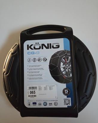 Catene Neve König CG9. 9mm. NUOVE ANCORA SIGILLATE