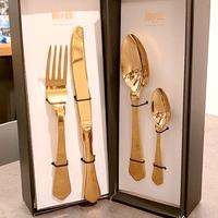 Set posate 6x4 MEPRA Dolce Vita Vintage Oro