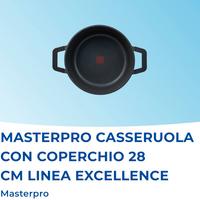 MASTERPRO Casseruola con coperchio 28 cm