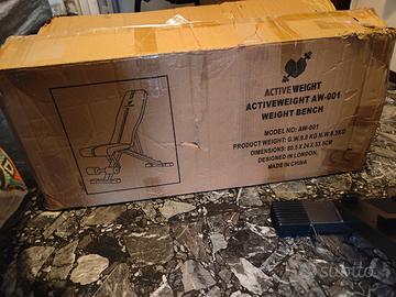 Panca homegym pieghevole e regolabile fino a 90° 