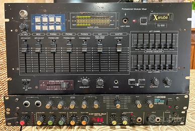 Mixer Aruba DJ-500+2 Effetti Rack Roland e Maxim