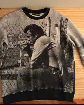 Felpa Dolce & Gabbana James Dean con borchie
