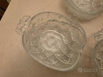 Set coppette per macedonia in vetro