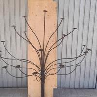 Porta cappelli in ferro fabbrica espositore vintag